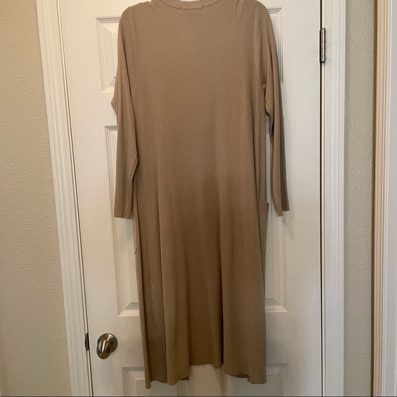 Long camel colored cardigan. - Picture 3 of 3